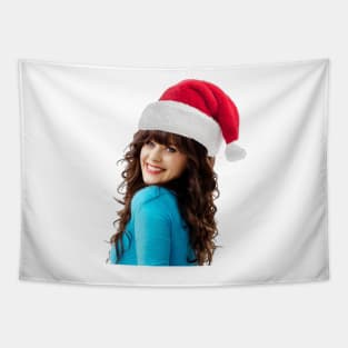 New Girl Christmas Tapestry