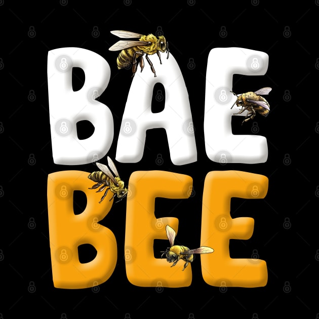 BAE BEE Keeper Beekeeping Tee Honeybee Apiarist Beekeeper by Proficient Tees