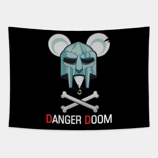 danger doom Tapestry by heromaskcat