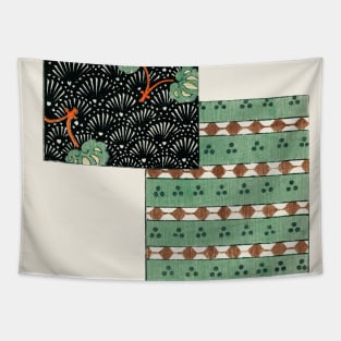 Japanese Pattern by Watanabe Seitei Tapestry