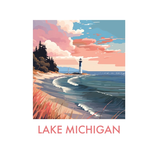 LAKE MICHIGAN by MarkedArtPrints