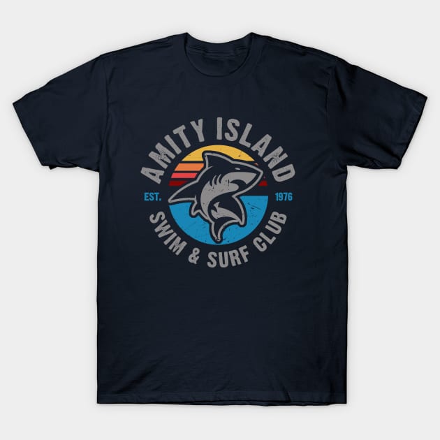 Quint's Shark Fishing - Amity Island Parody Ocean Boat Women's V-Neck T- Shirt