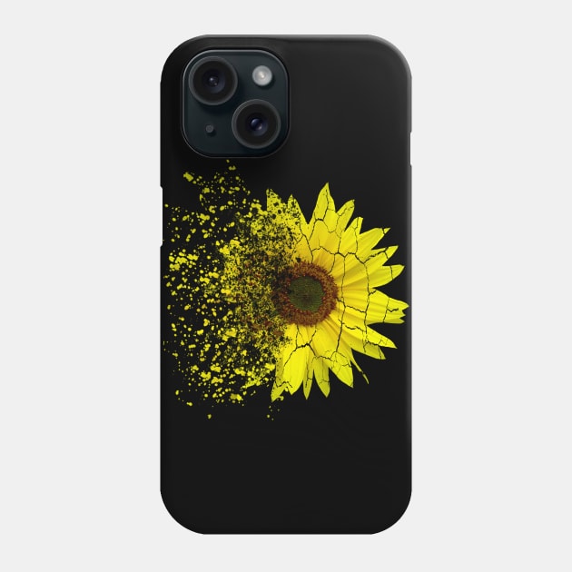 Sunflowers decay, disintegration, sunflower, splash Phone Case by rh_naturestyles