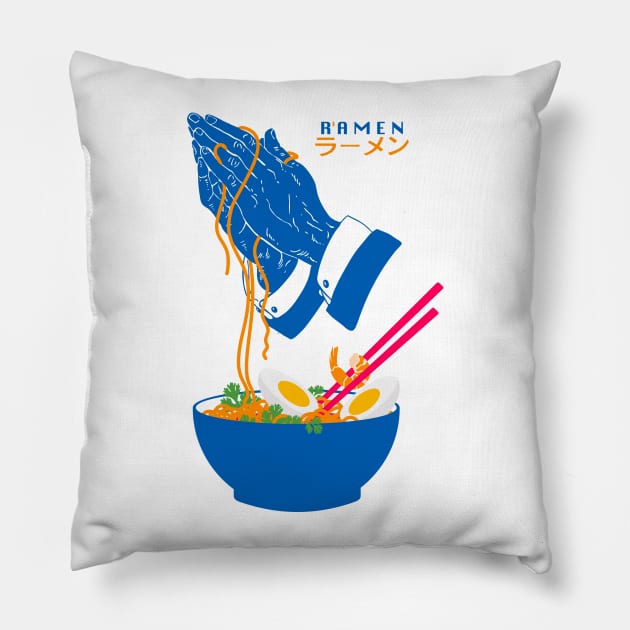 Daily R-amen Pillow by 38Sunsets