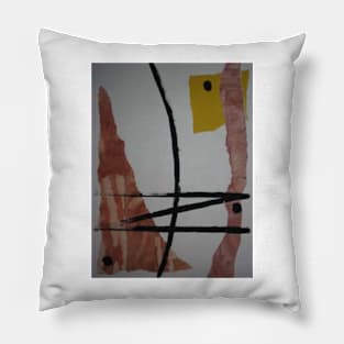 Mixed media abstract 2 Pillow