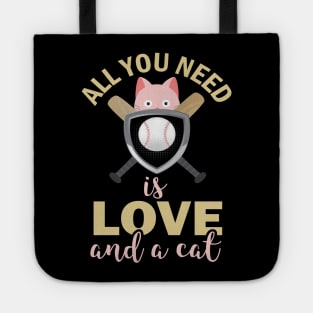 All You Need Is Love and a cat Tote