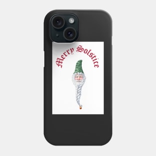 Christmas Elf + Merry Solstice Phone Case