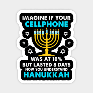 Hanukah Cellphone Quote Magnet