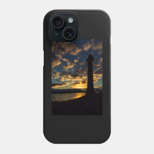 Lindisfarne Memorial Cross At Sunset Phone Case