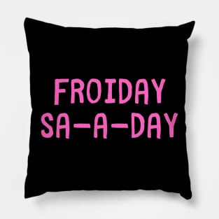 Foiday british accent british joke Pillow