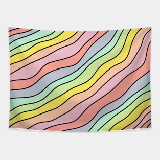 Colorful Stripes Tapestry