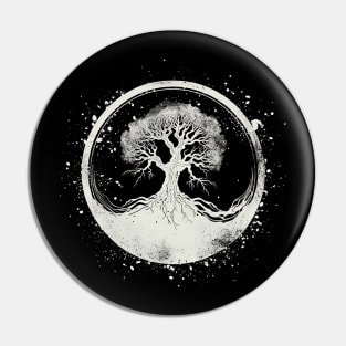 Yggdrasil - White Design Pin