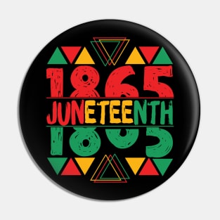 Juneteenth 1865 Pin