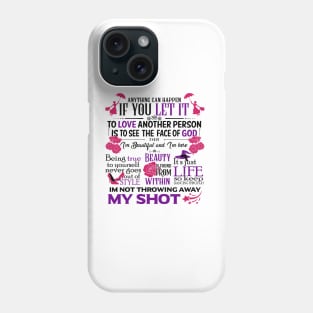 Broadway Motivational Quotes Phone Case