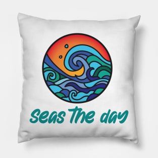 Seas the day Pillow