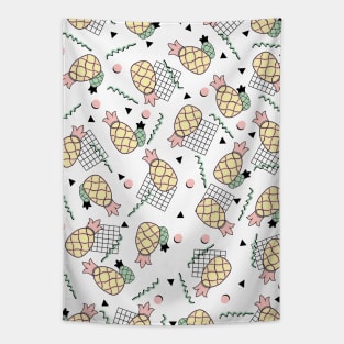 Memphis Pineapple Poster Tapestry