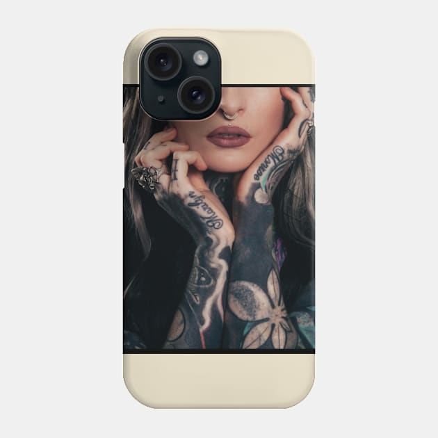 Beautiful tattoo Phone Case by daengdesign66