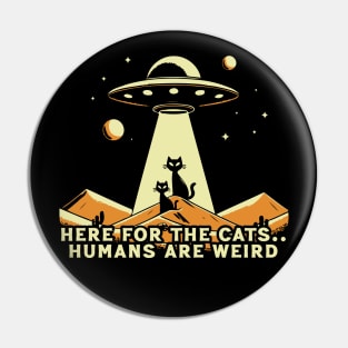 UFO For Cats Pin