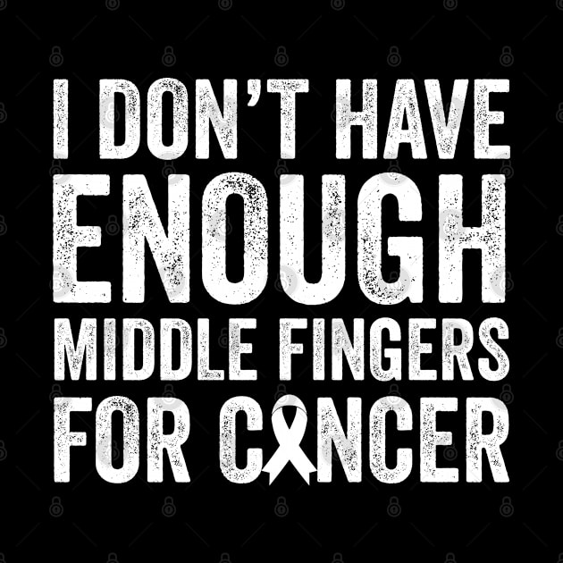 I Don't Have Enough Middle Fingers For Cancer by jverdi28