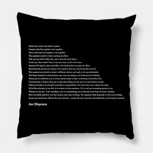 Joe Dispenza Quotes Pillow