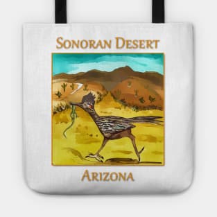 Roadrunner as seen in the Sonoran Desert Tote