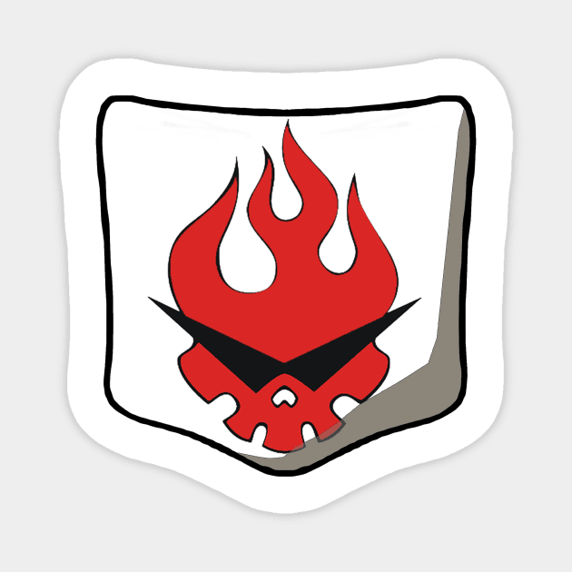 Gurren Lagann symbol pocket Magnet by Amerch