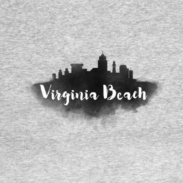 Disover Virginia Beach watercolor - Virginia Beach - T-Shirt