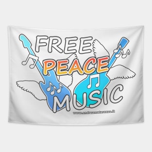 Free Peace Music Tapestry