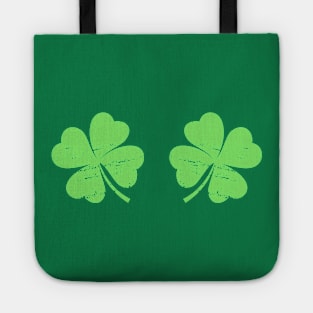 Lucky Irish Shamrocks Boobs Tote