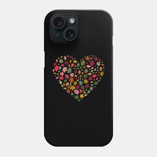 Love for Autumn Phone Case by Art by Ergate