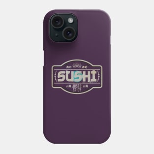 Sushi Wasabi Purple Spicy Phone Case