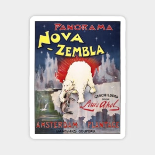 Poster for a mural of the Nova Zembla islands Magnet