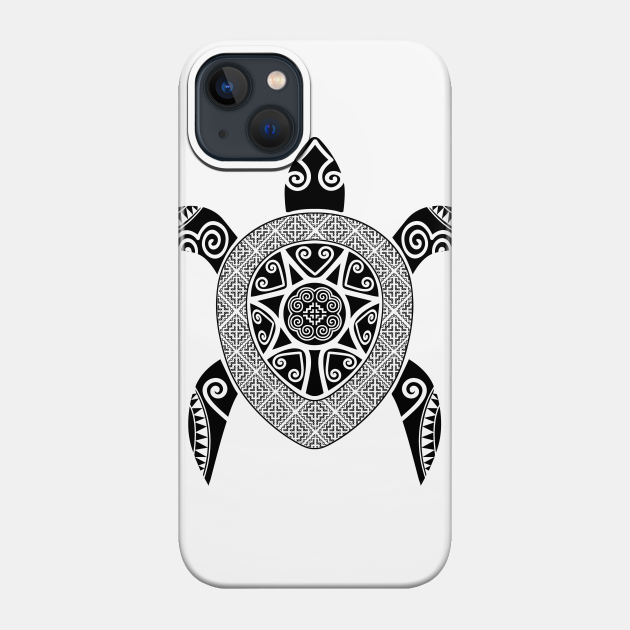 Hmoob Tribal Turtle (Light Colored Tee) - Turtle - Phone Case