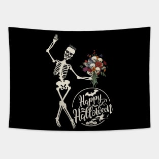 Happy Halloween horror night Tapestry