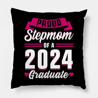 Proud Stepmom of a 2024 Graduate Pillow