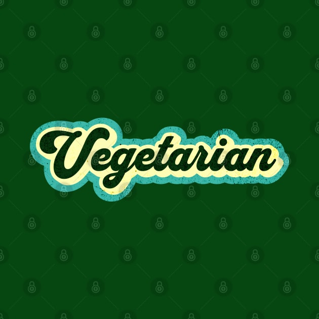 Retro Vegetarian Graphic Logo by Cult of Seitan