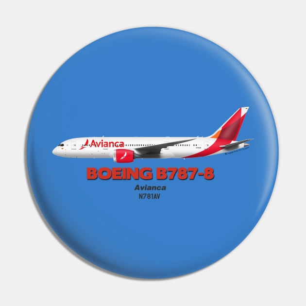 Boeing B787-8 - Avianca Pin by TheArtofFlying