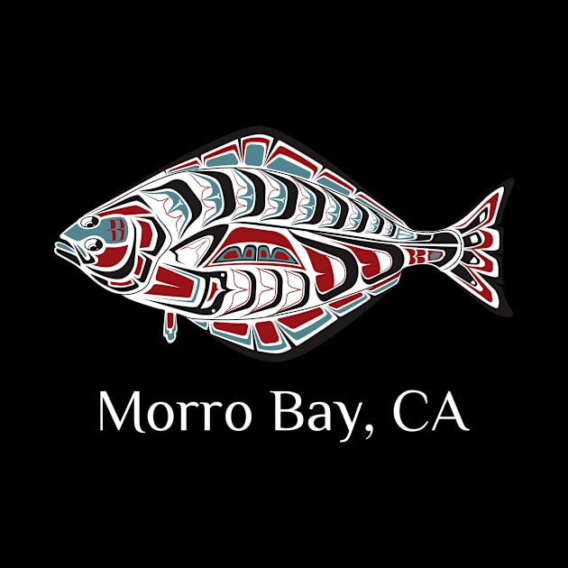 Morro Bay, California Halibut Northwest Native American Tribal Gift by twizzler3b