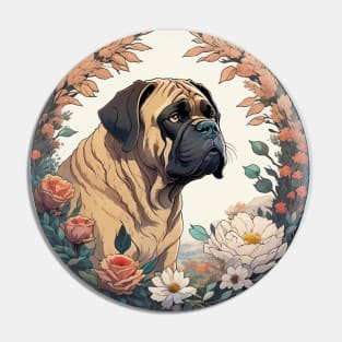 Mastiff Garden Pin