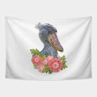 Shoebill Tapestry