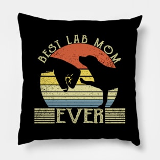 Best Lab Mom Ever Bump Labrador Retriever Pillow