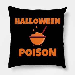 Halloween Poison Cute Halloween T-shirt Pillow