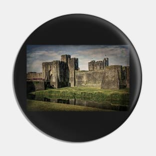 The Gatehouse At Caerphilly Castle Pin