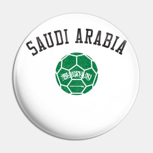 Saudi Arabia Soccer Team Heritage Flag Pin