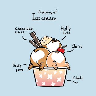 Corgi Ice cream T-Shirt