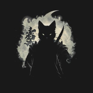 Ronin Kitty Samurai Warrior T-Shirt