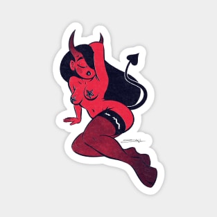 Devil Girl Magnet