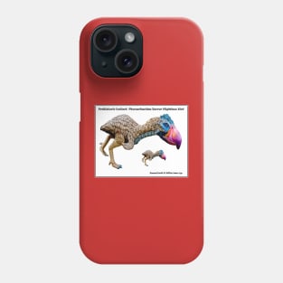 Prehistoric Extinct Phorusrhacidae Terror Flightless Bird Print Phone Case