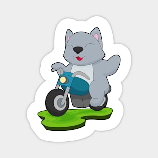 Cat Motorcycle Magnet