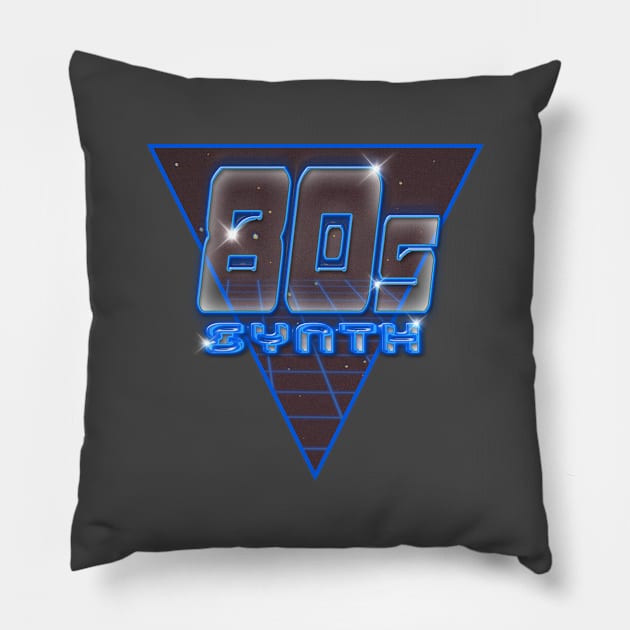 80s SYNTH #2 Pillow by RickTurner